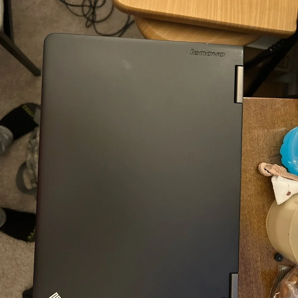 Lenovo ThinkPad Black Laptop with Red TrackPoint